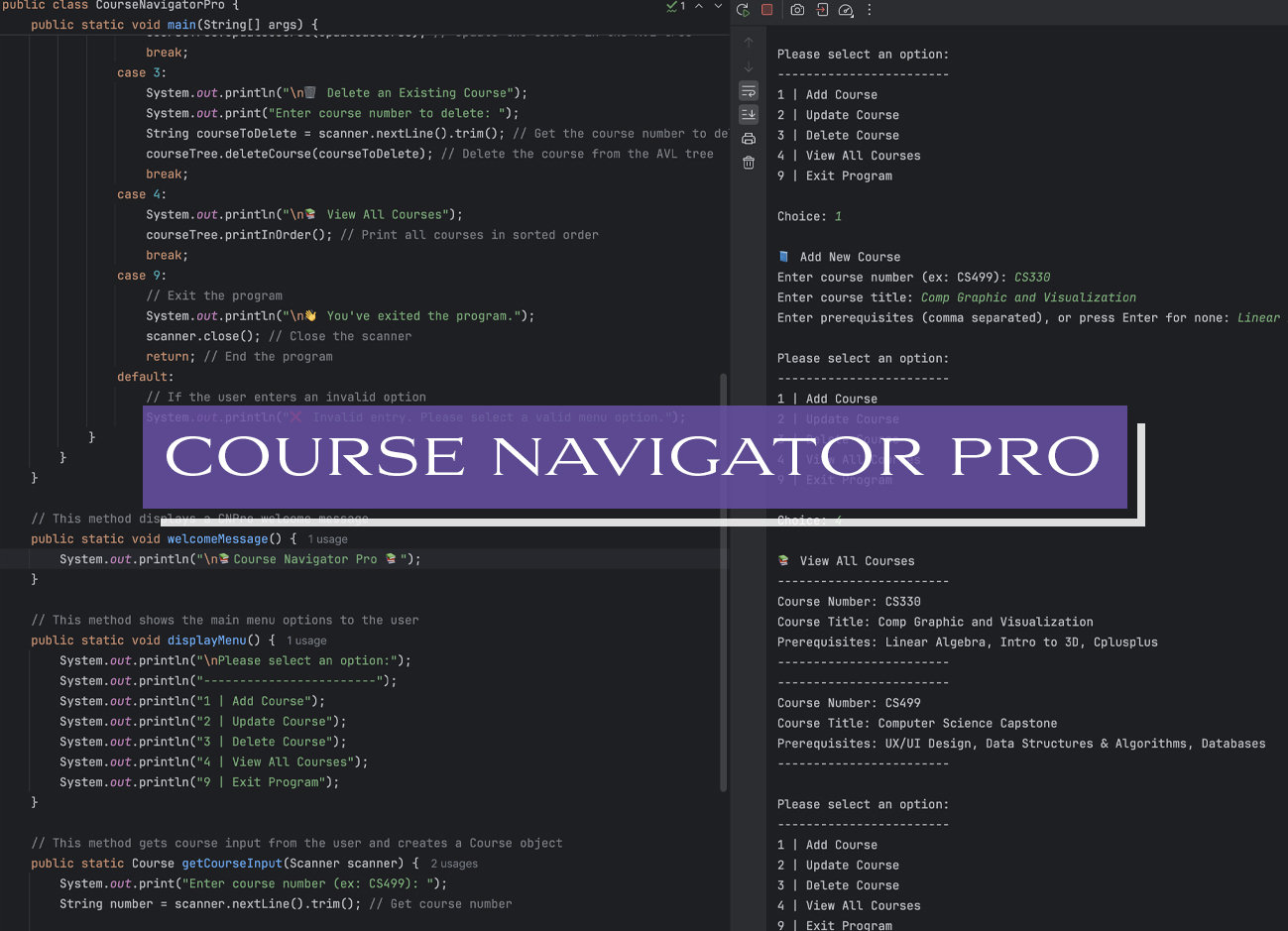 Course Navigator Pro Screenshot
